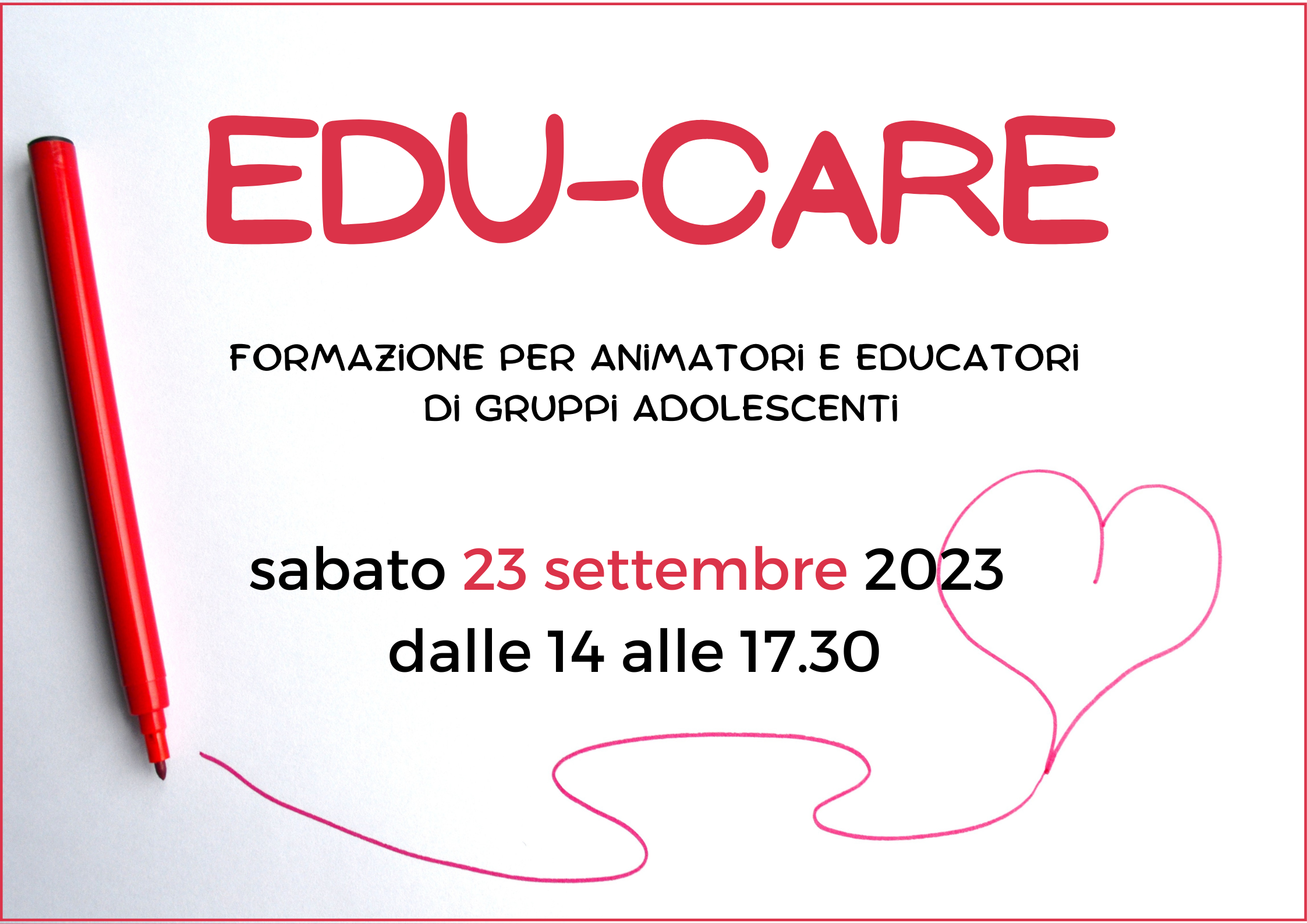 EDU-CARE: Formazione per educatori e animatori di gruppi adolescenti ...