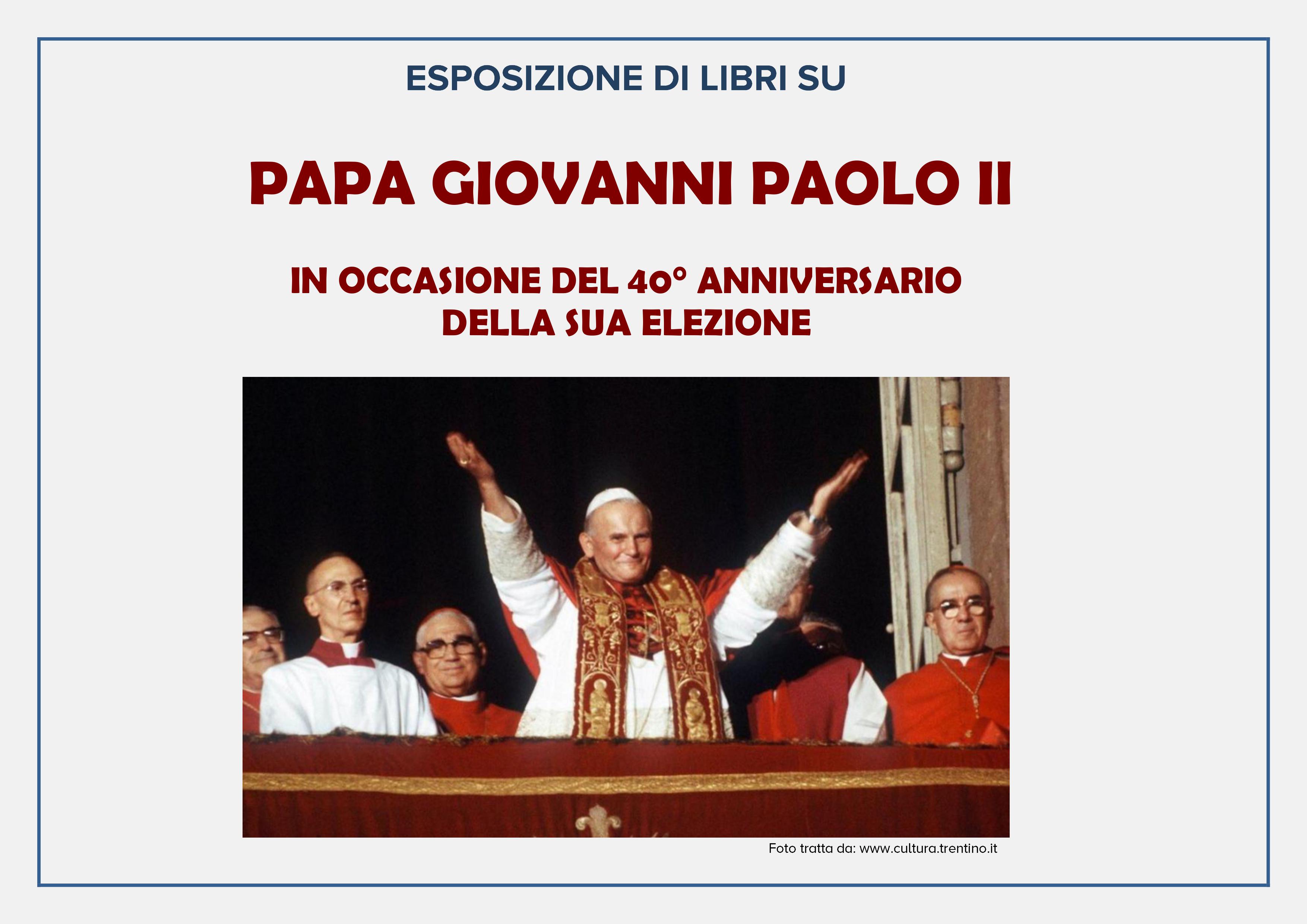 ESPOSIZIONE DI LIBRI SU PAPA GIOVANNI PAOLO II - Cultura