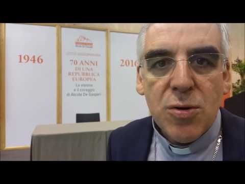 Arcivescovo di Trento Lauro Tisi e il messaggio di De Gasperi: "Abitava le parole"