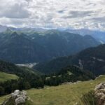 Val Fassa (Tn) dal Col Rodella. In basso Campitello di Fassa