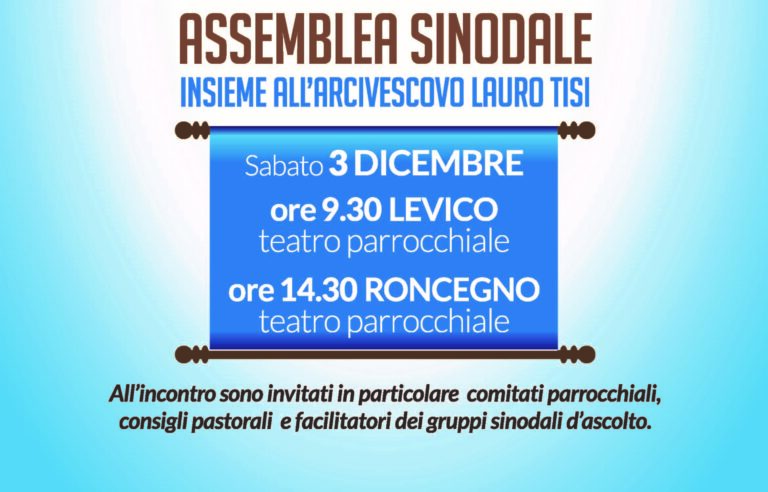 Assemblea sinodale Levico e Roncegno – 3 dicembre 