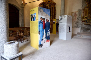 Aperta la mostra a Pinzolo "Quando scia sembra una rondine"