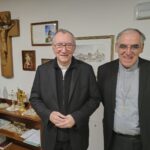 Cardinale Parolin e vescovo Tisi