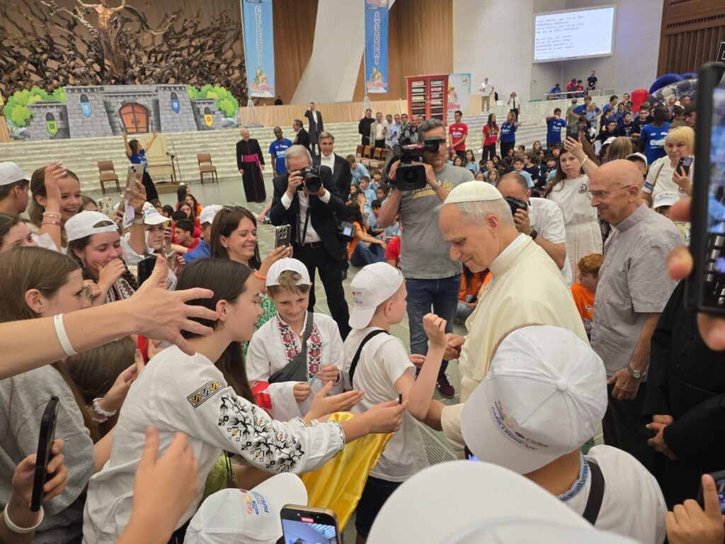 Papa Leone XIV ai bambini ucraini: “Siate piccoli costruttori di ponti e di pace”