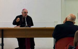 Caldonazzo Sala San Sisto incontro con i collaboratori parrocchiali di Caldonazzo, Calceranica, Centa e Tenna domenica 30 novembre