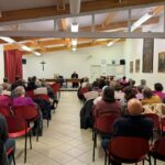 Caldonazzo Sala San Sisto incontro con i collaboratori parrocchiali di Caldonazzo, Calceranica, Centa e Tenna domenica 30 novembre